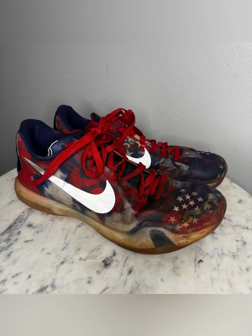 Nike Kobe 10 USA Shoes Patriotic American Size 9.5 MAKE ME AN OFFER!